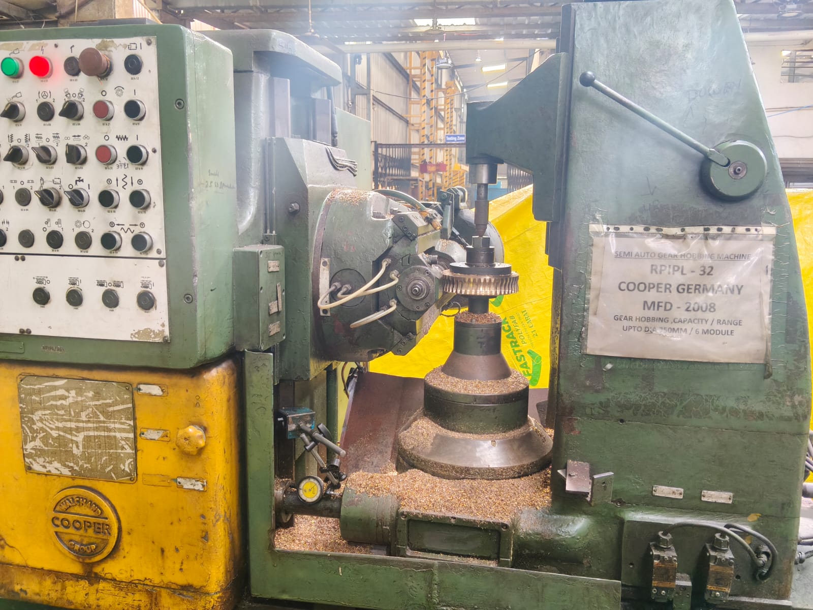 In-house gear hobbing — up to module 6