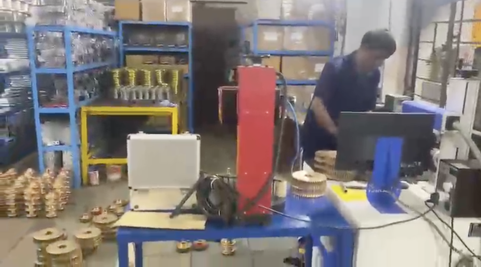 Laser Marking Station